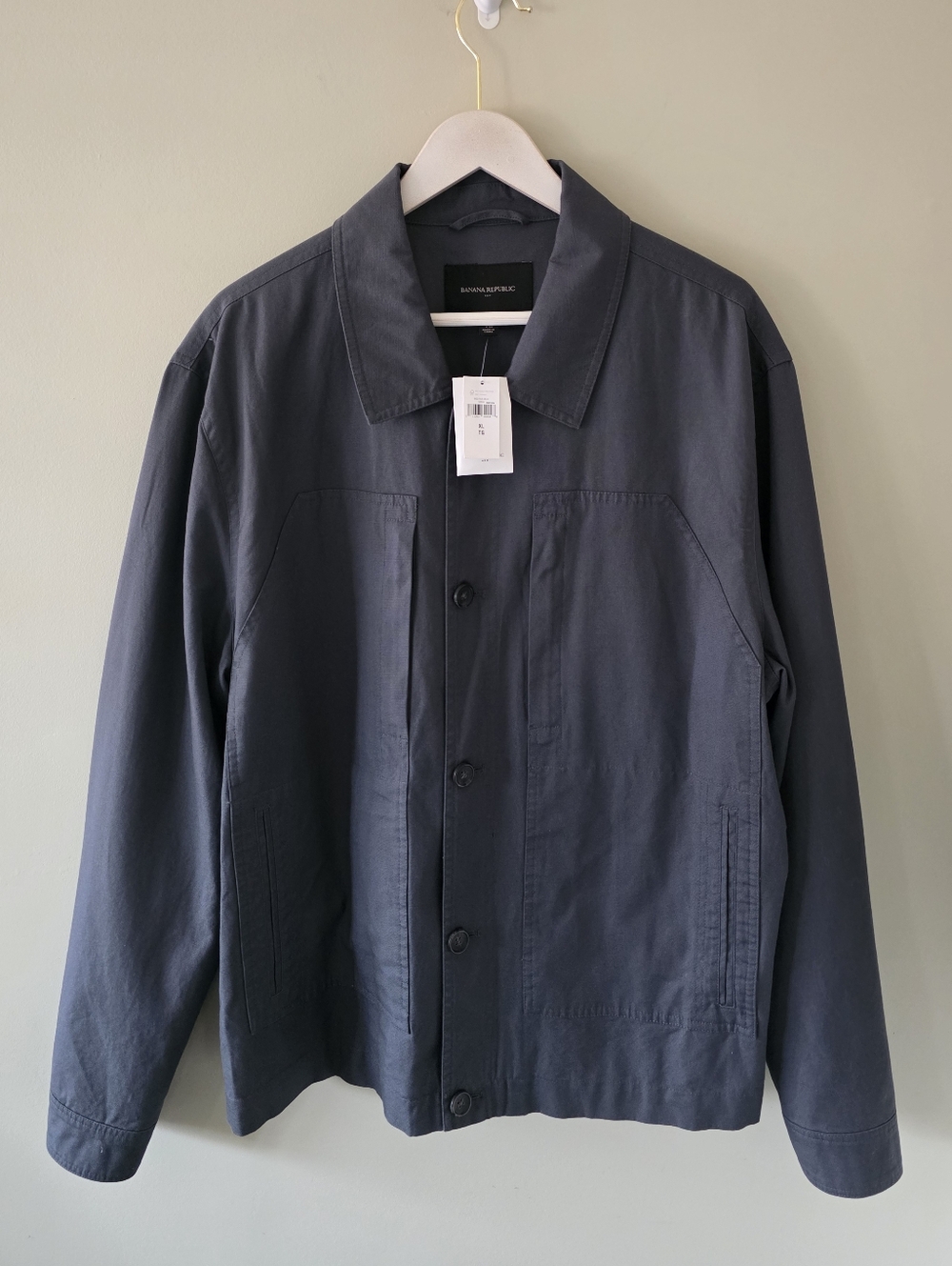 NWT Banana Republic Factory XL Rugged Gorpcore Utility Heavyduty Twill Shirt